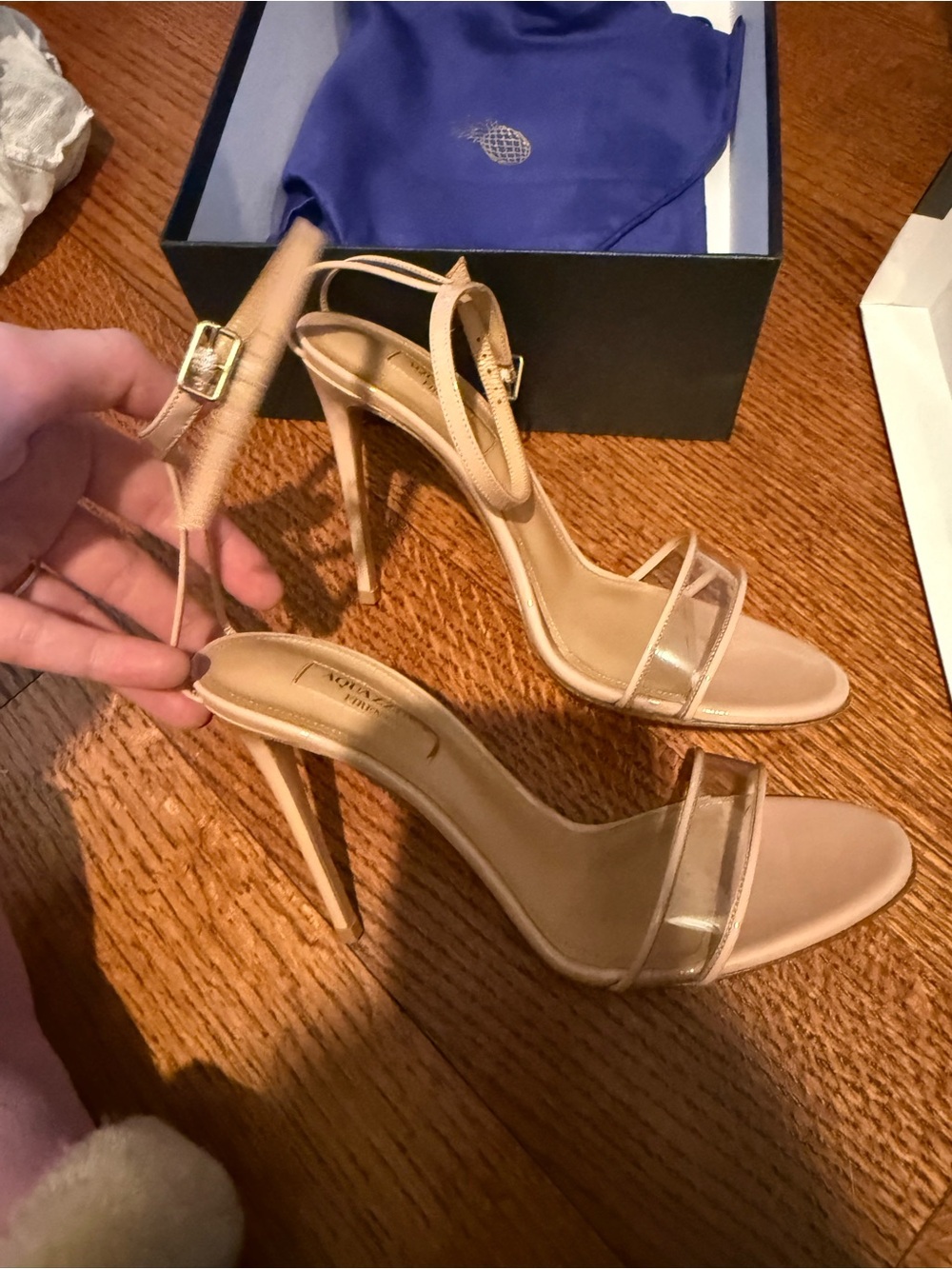 Nude Aquazzura Sandals